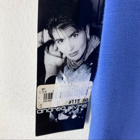 ANDREA JOVINE | Small Casual Blue Tank Mini Dress - Picture 7 of 8